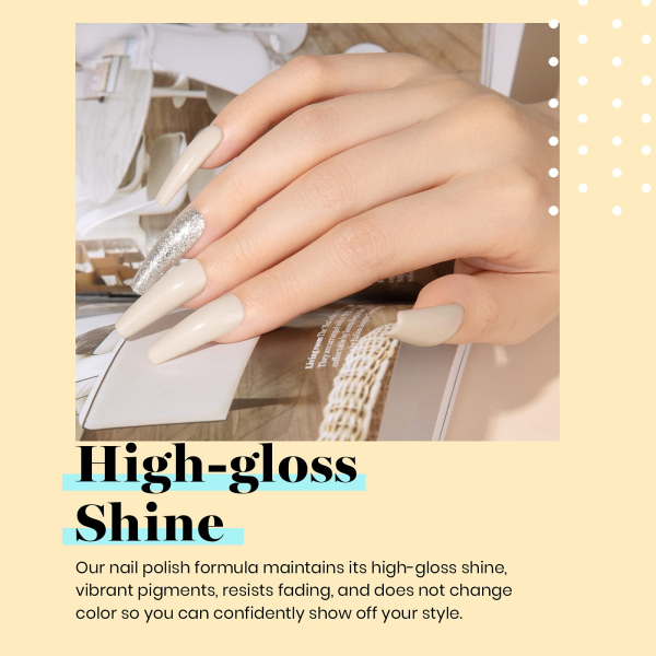 Vannilla Frosting #a809 |15ml Gel Polish Fashion - Image 5