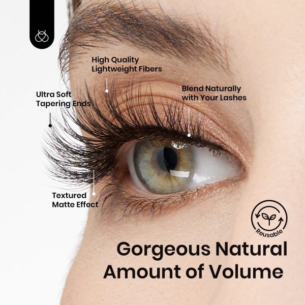 False Eyelash Clusters Kit| Essential Collection 5 Pairs For Cheap - Image 2
