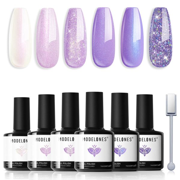 Starry Cosmos - 6 Shades Gel Nail Polish Set 7ml For Discount