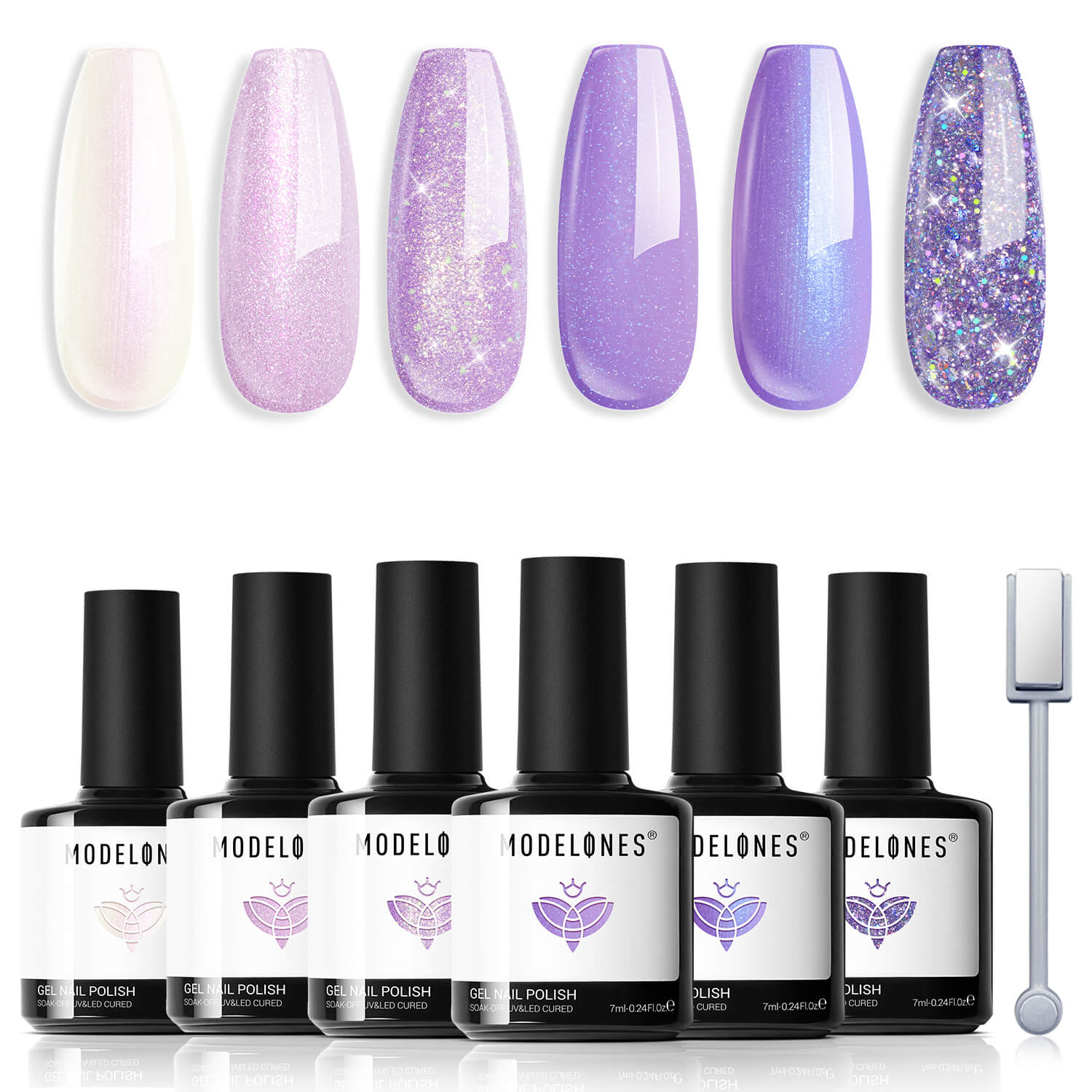 Starry Cosmos – 6 Shades Gel Nail Polish Set 7ml For Discount
