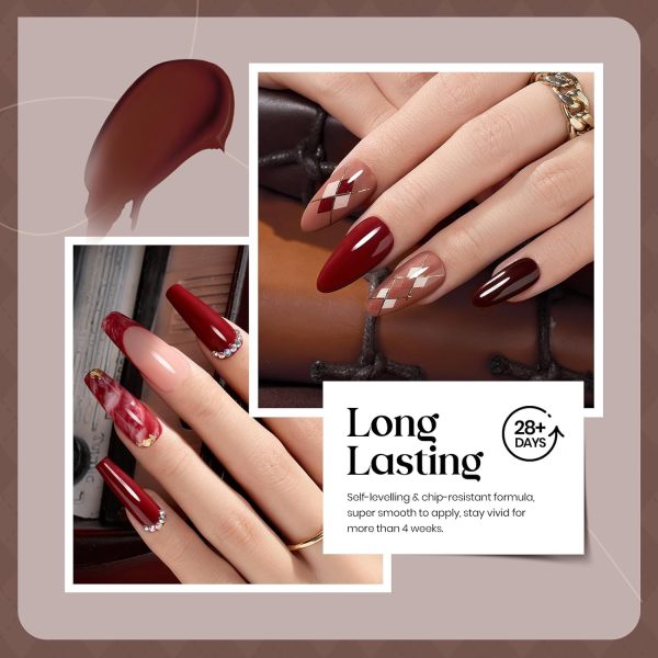 Academia Aesthetic | Gel Polish 6 Colors Set on Sale - Image 4