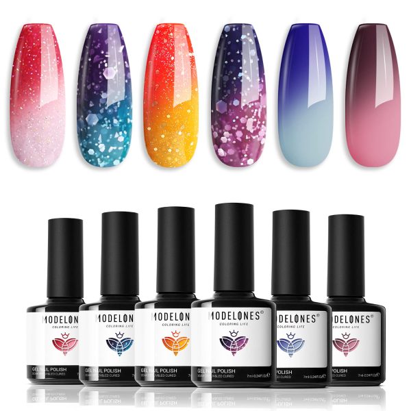The Mystery of the Galaxy - 6 Colors Gel Nail Polish Set Online Sale