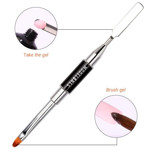 Poly Nail Gel Dual Head Brush Fashion - Image 2