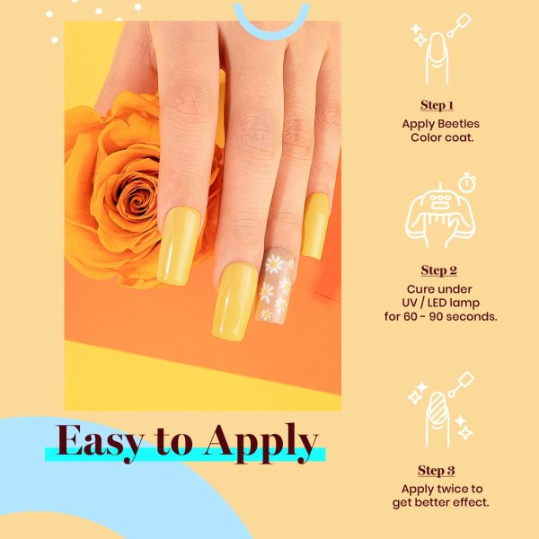 Canary Yellow #a649 |15ml Gel Polish For Discount - Image 4
