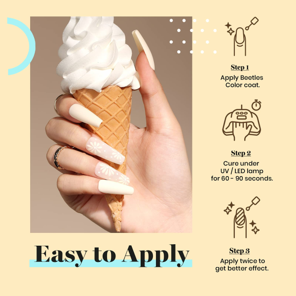 Vannilla Frosting #a809 |15ml Gel Polish Fashion - Image 4
