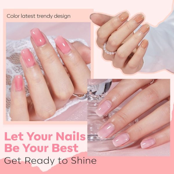 Jelly Kiss - 6 Colors Nail Polish Set Cheap - Image 4