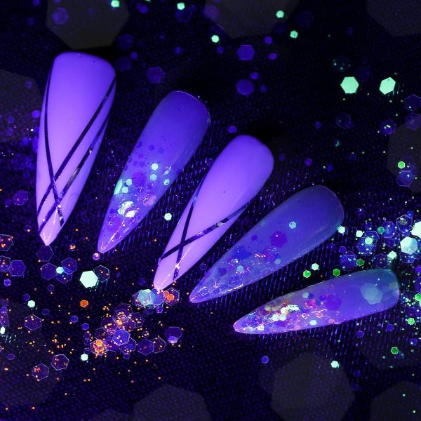 Horizon Glow - Luminous Nail Art Glitter Kit For Cheap - Image 2