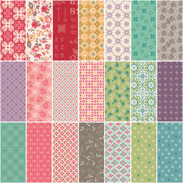 Piece & Plenty Vine Basil Yardage by Lori Holt of Bee in my Bonnet for Riley Blake Designs | C15887-BASIL Hot on Sale - Image 2